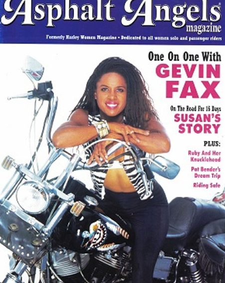 Asphalt Angels magazine cover featuring Gevin Fax