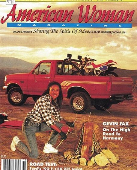 American Woman Road & Travel cover featuring Gevin Fax