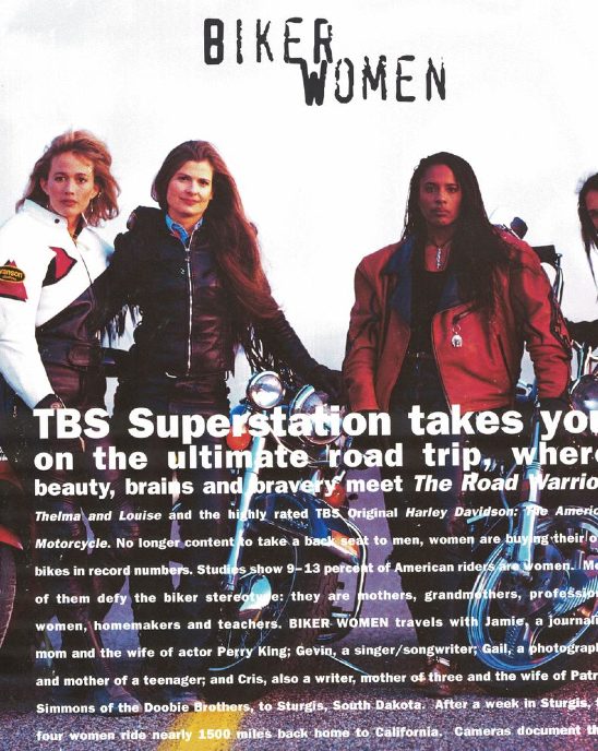 Biker Women — TBS Superstation feature